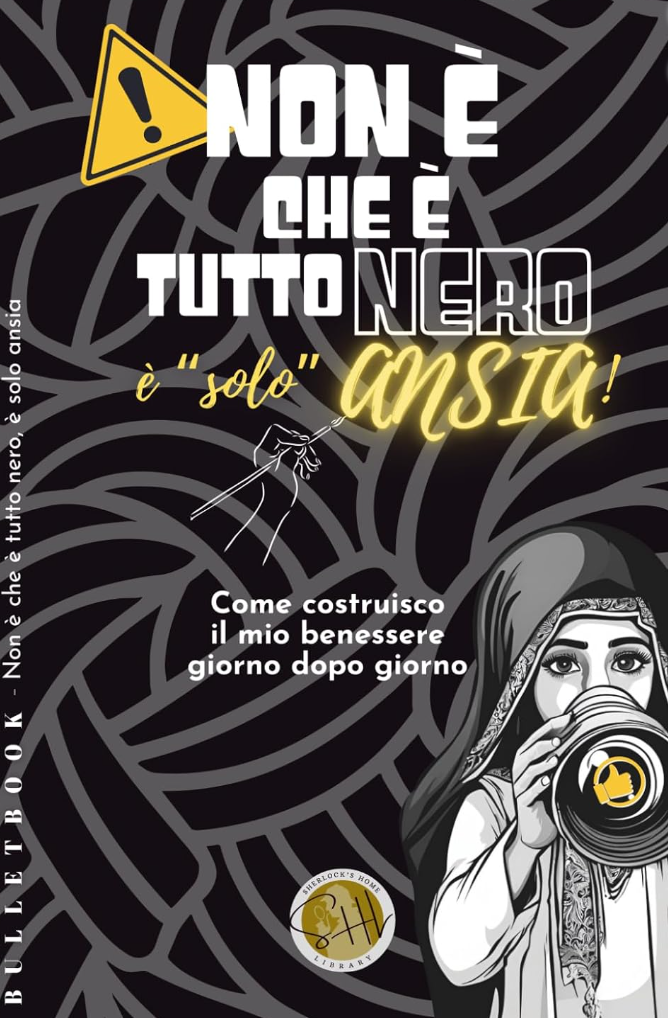Copertina del bullet journal Non è tutto nero, è solo Ansia